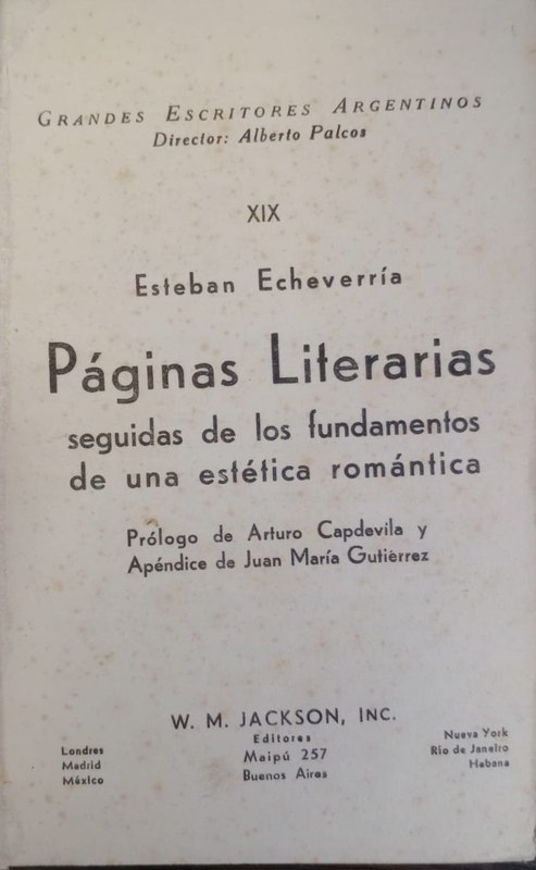 Páginas Literarias: Seguidas de los fundamentos de una estética romántica