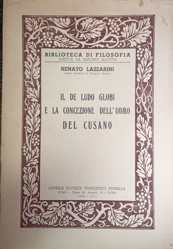 Il de Ludo Globi e la Concecione dell´Uomo del Cusano