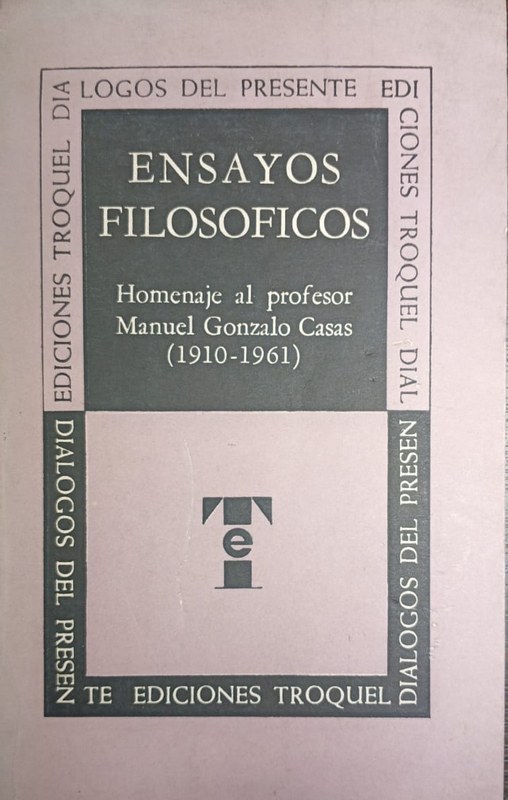 Homenaje al profesor Manuel Gonzalo Casas (1910-1961)