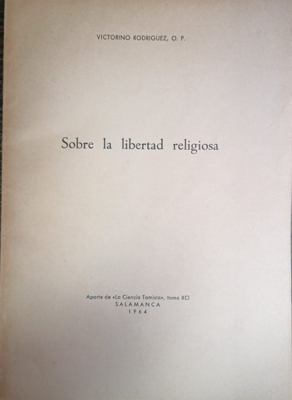 Sobre la libertad religiosa