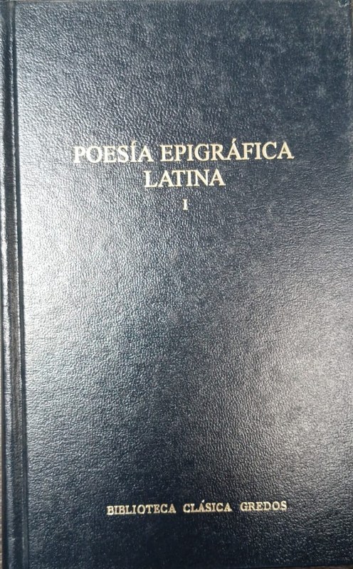 Poesía epigráfica latina: Libro I