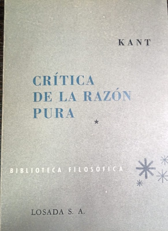 Crítica de la razón pura 1
