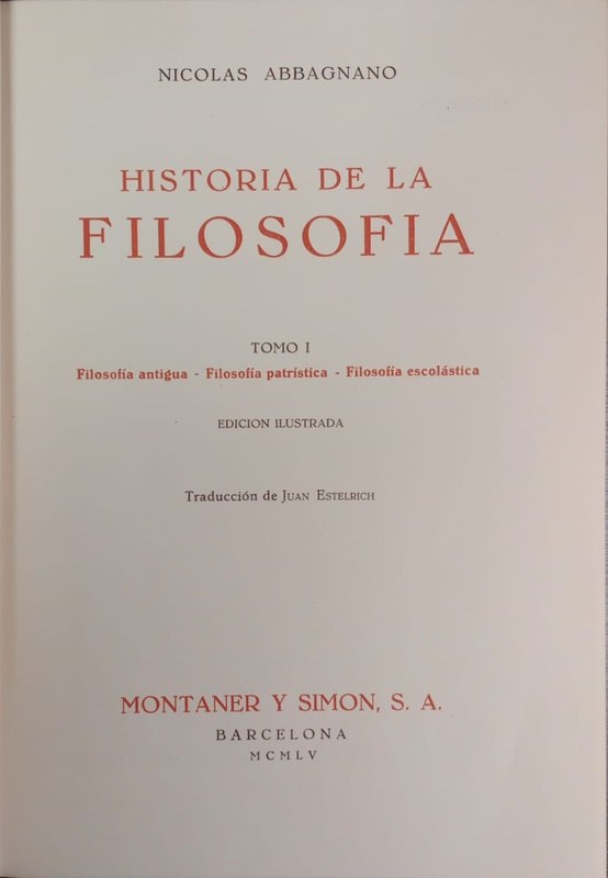 Historia de la filosofía